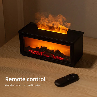 Mini Chimenea Humificador Negro