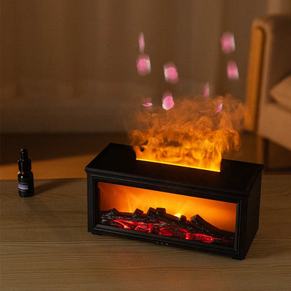 Mini Chimenea Humificador Negro
