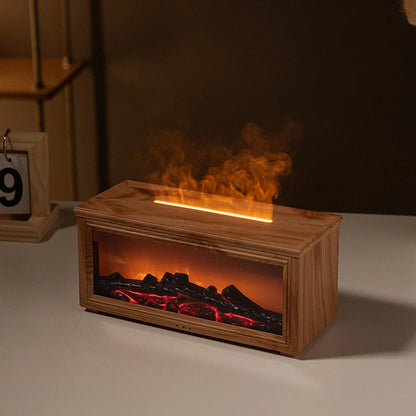 Mini Chimenea Humificador Madera